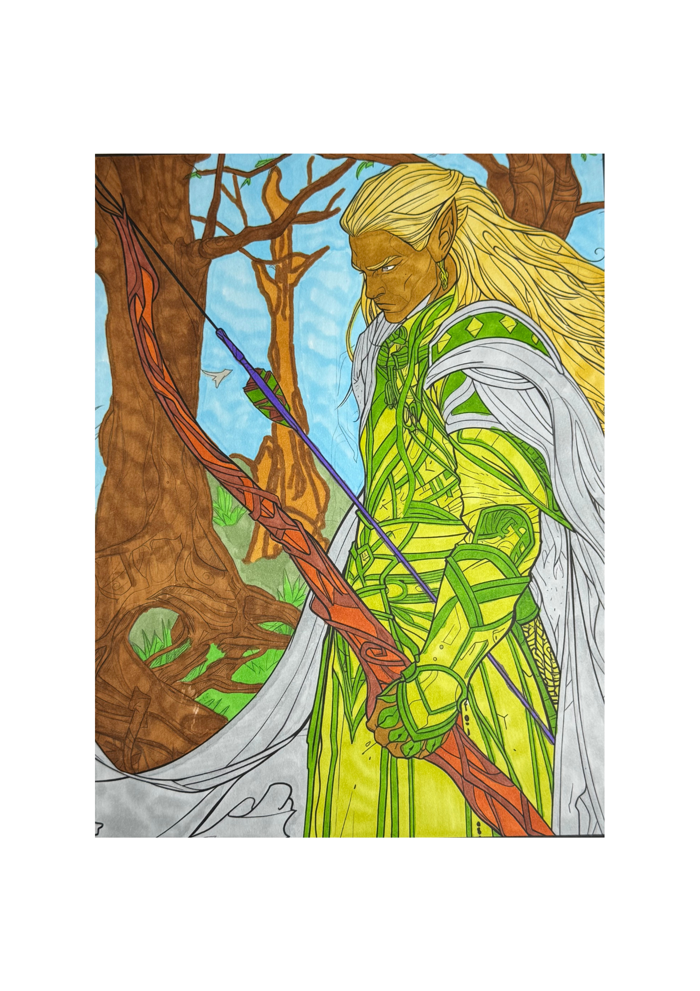 Elven Archer Art Print