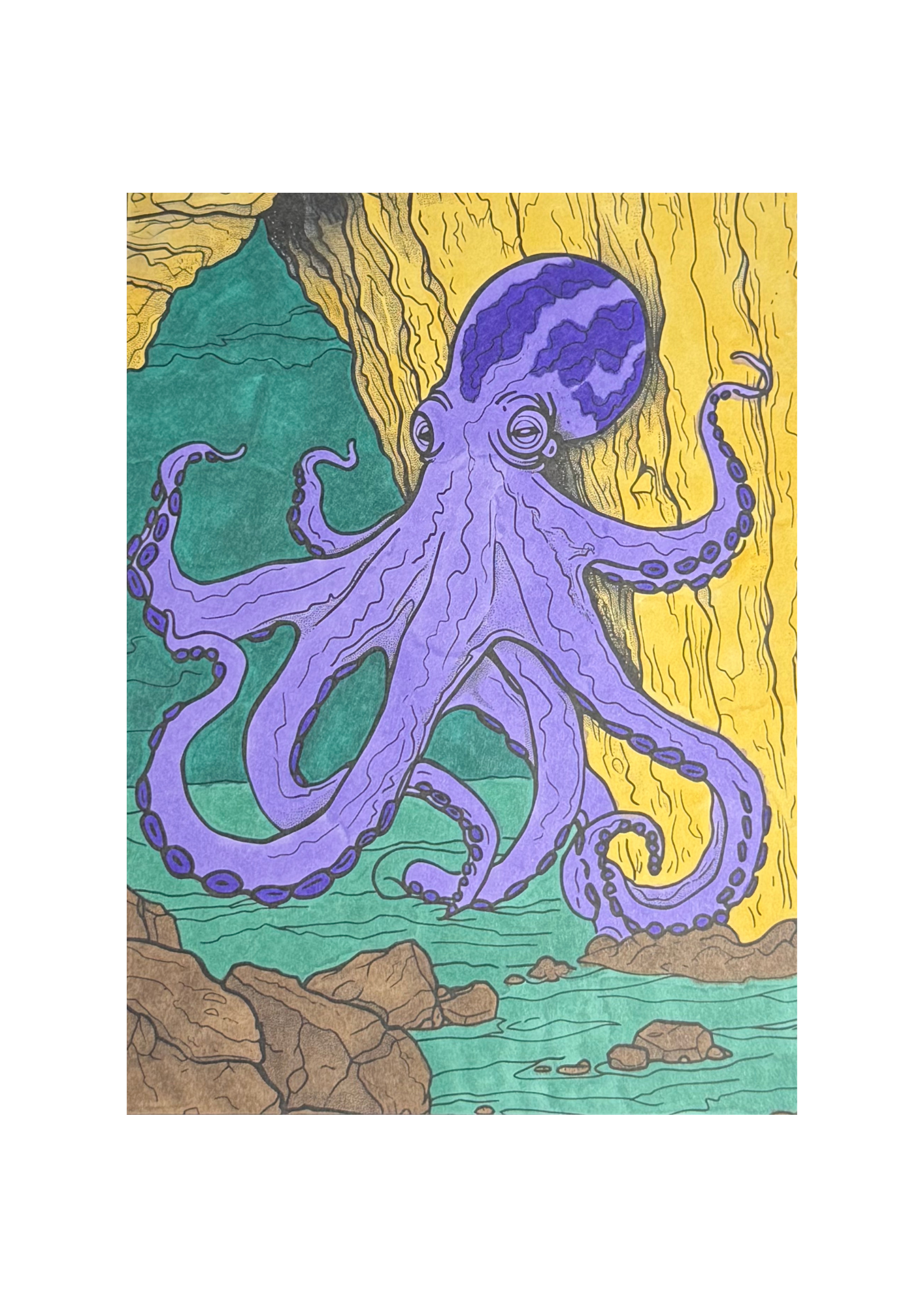 Abyss Dweller Art Print