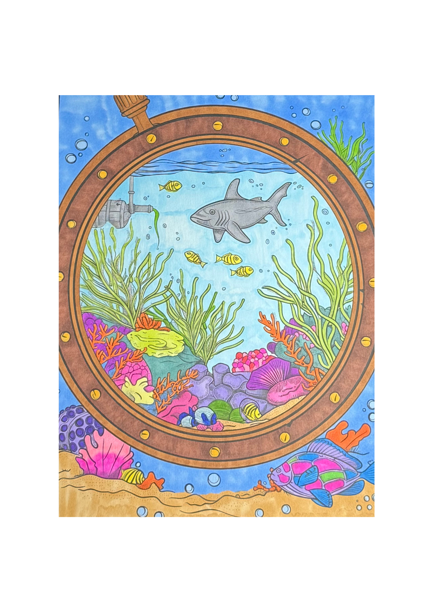 Portal to the Reef Art Print