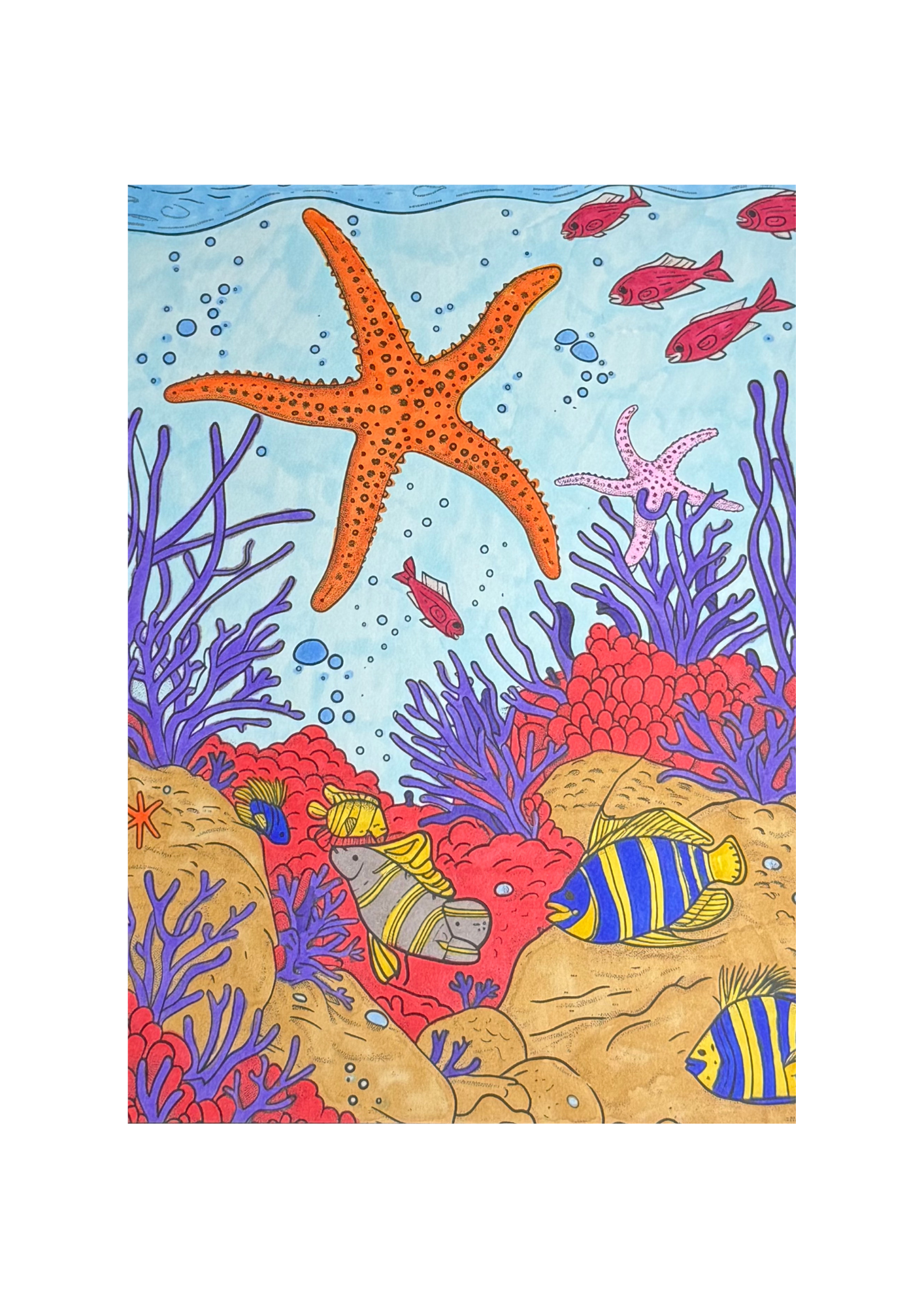 Calm in the Deep Art Print