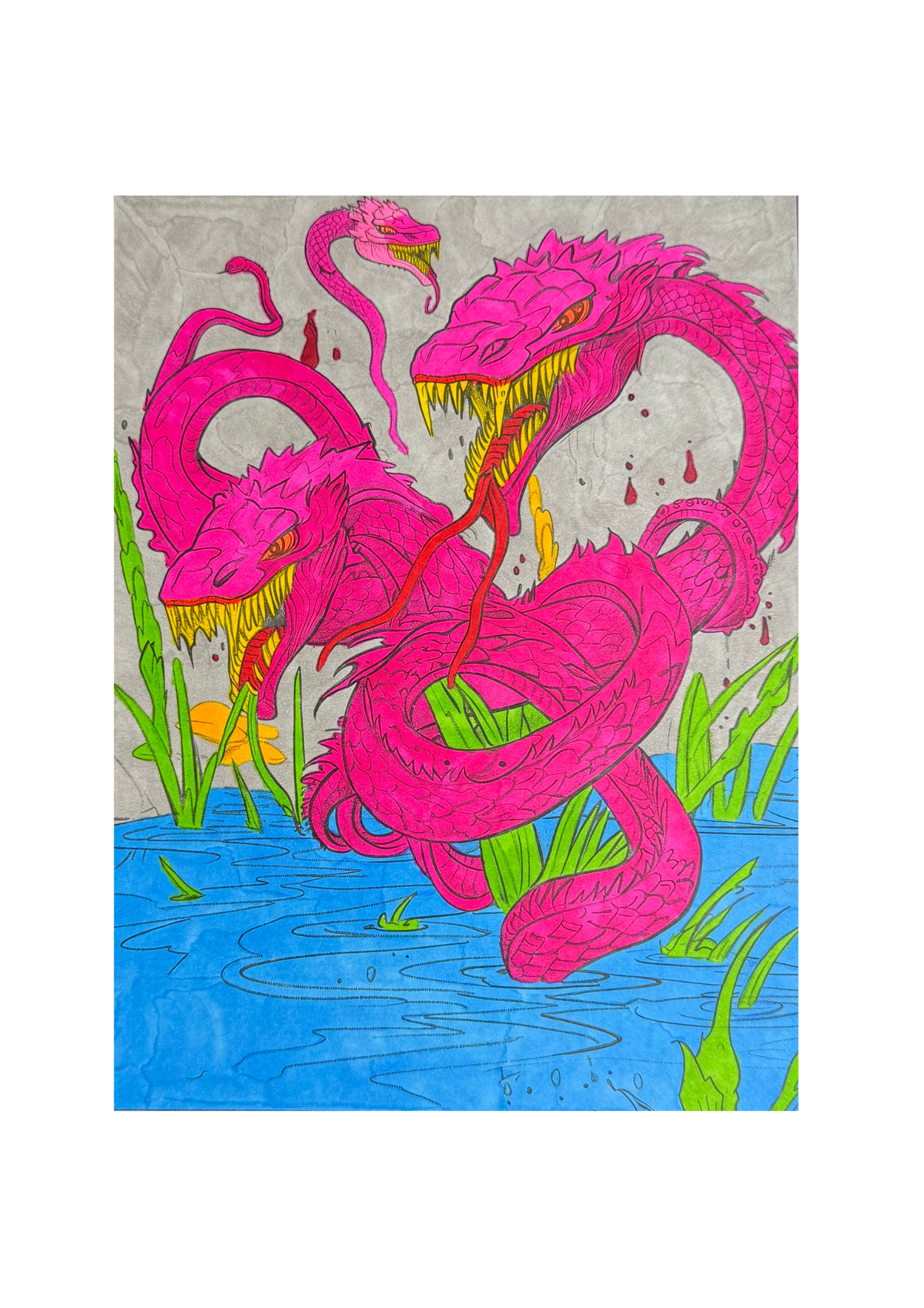 Sea Titan Awakens Art Print