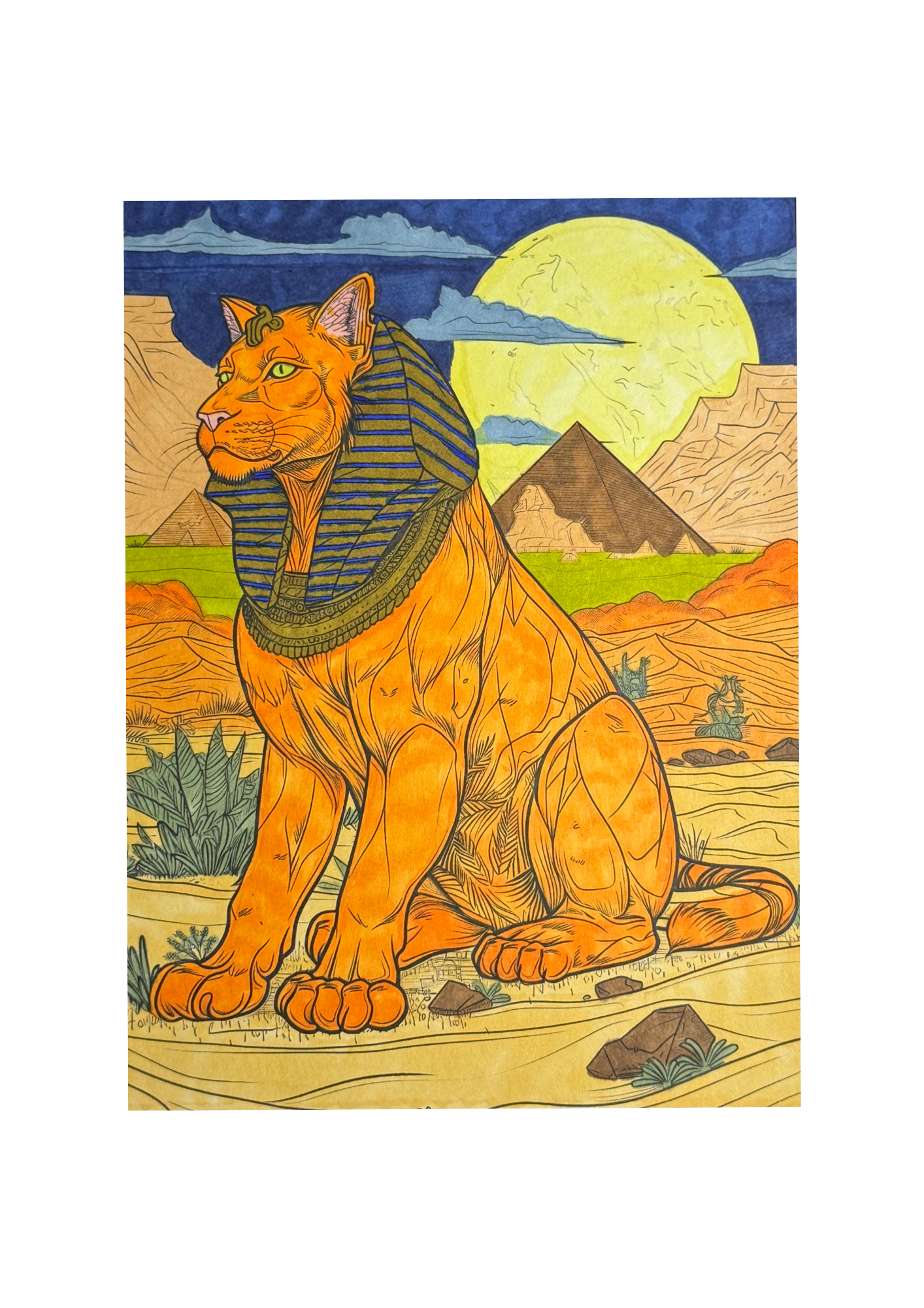 Guardian of the Sands Art Print