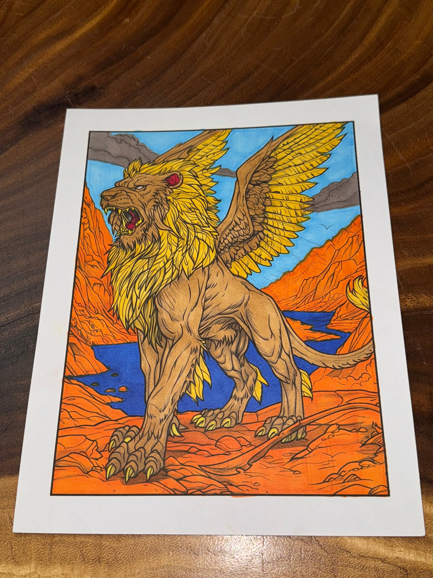 Mythical Creatures Coloring Book