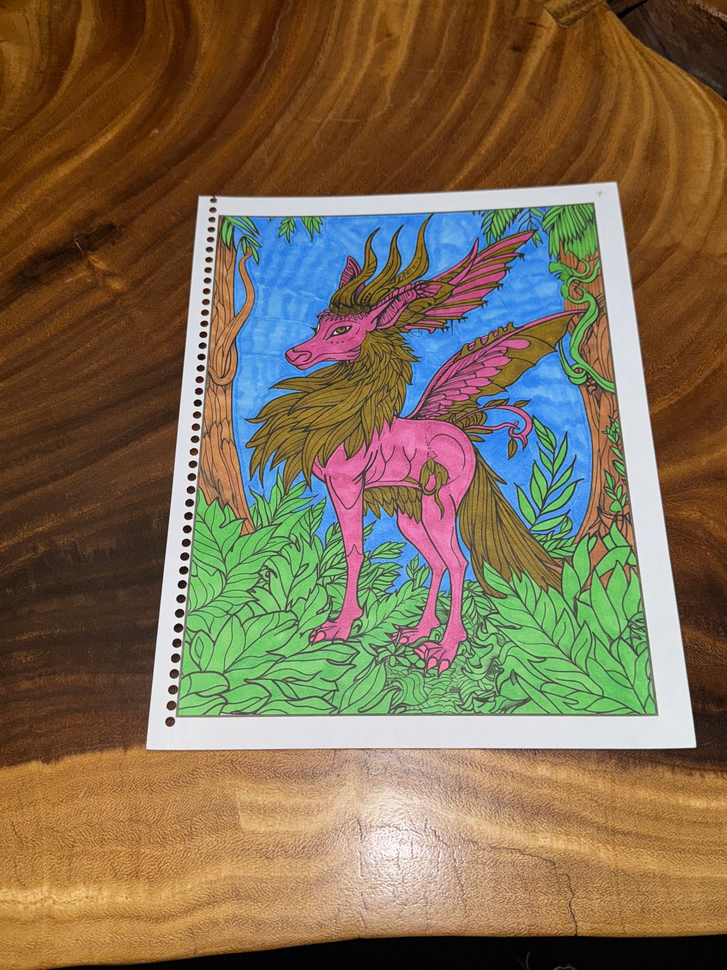 Mythical Creatures Coloring Book