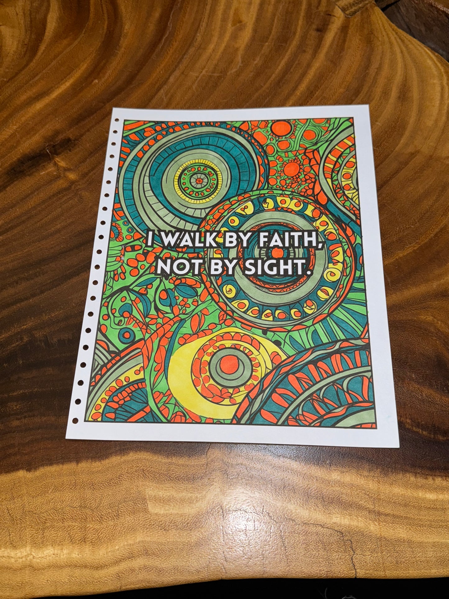 Positive Christian Affirmations Coloring Book