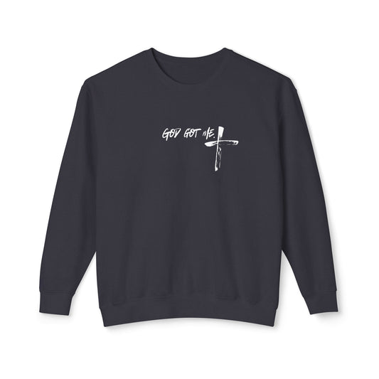 GOD GOT ME Cozy Sweatshirt (Black)