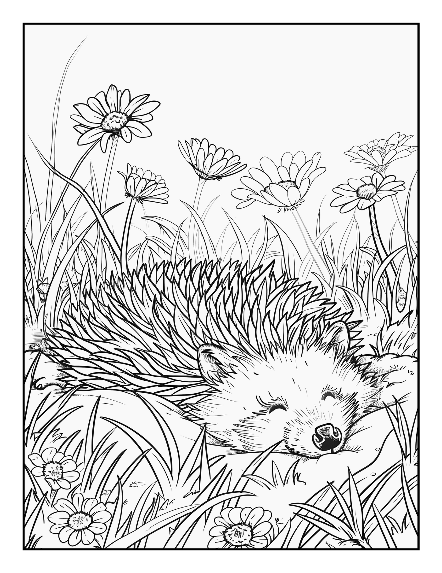 Zen Animals Coloring Book