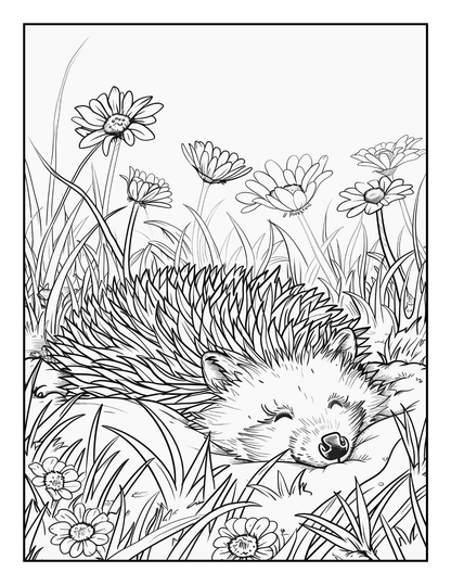 Zen Animals Coloring Book