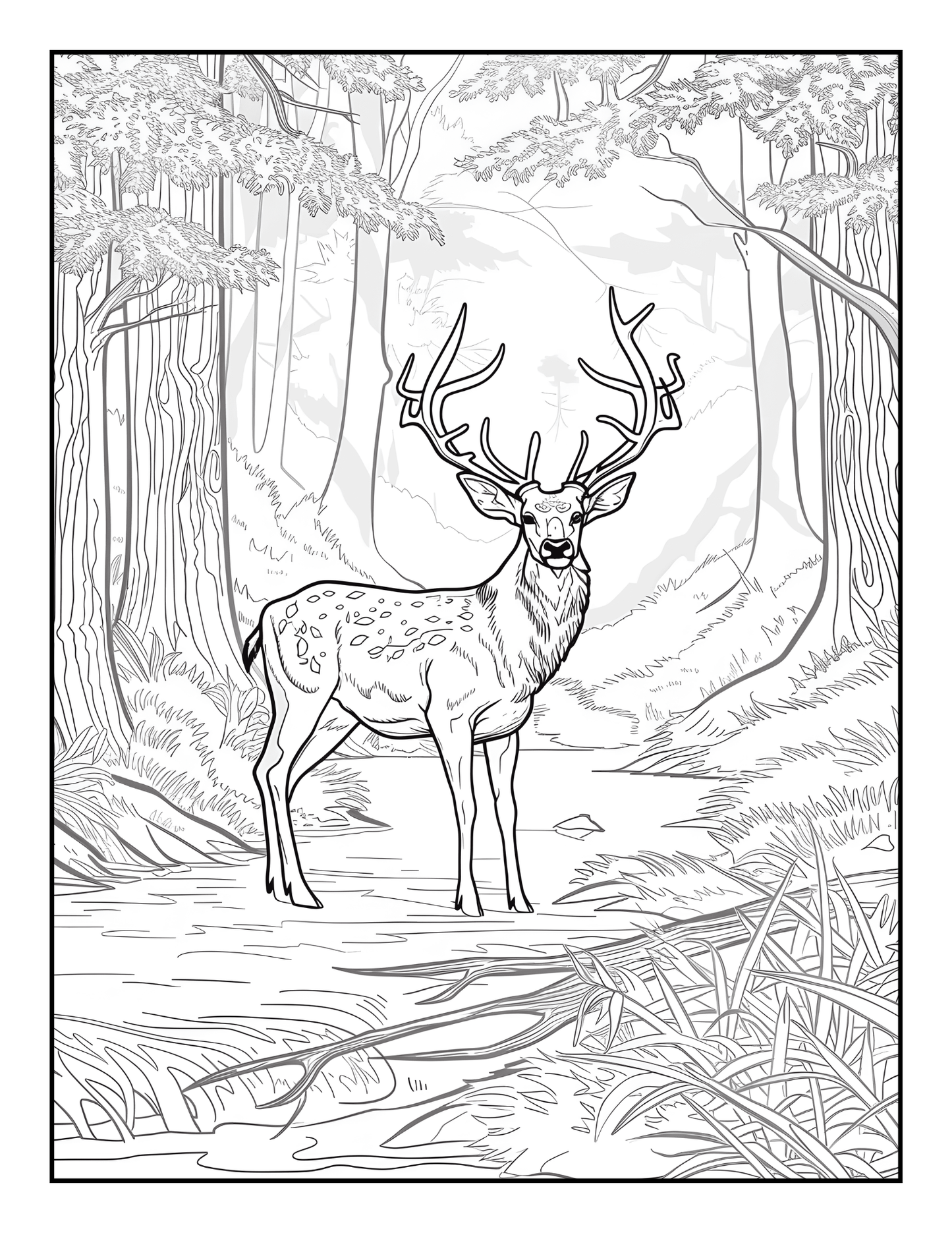 Zen Animals Coloring Book