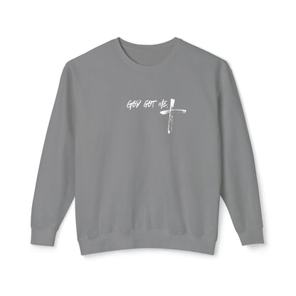 GOD GOT ME Cozy Sweatshirt (Grey)