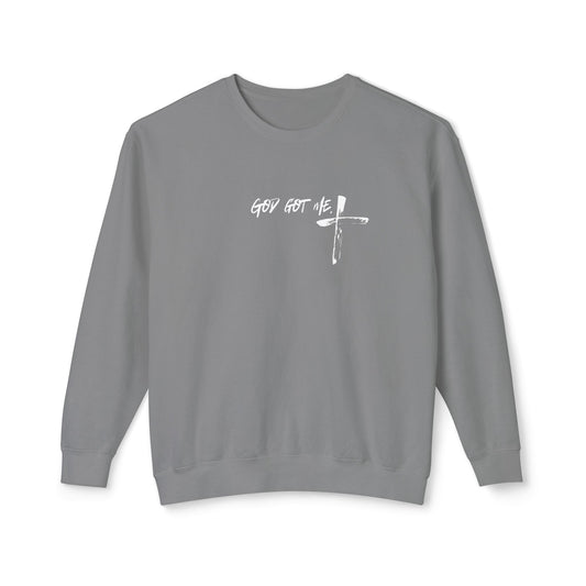 GOD GOT ME Cozy Sweatshirt (Grey)