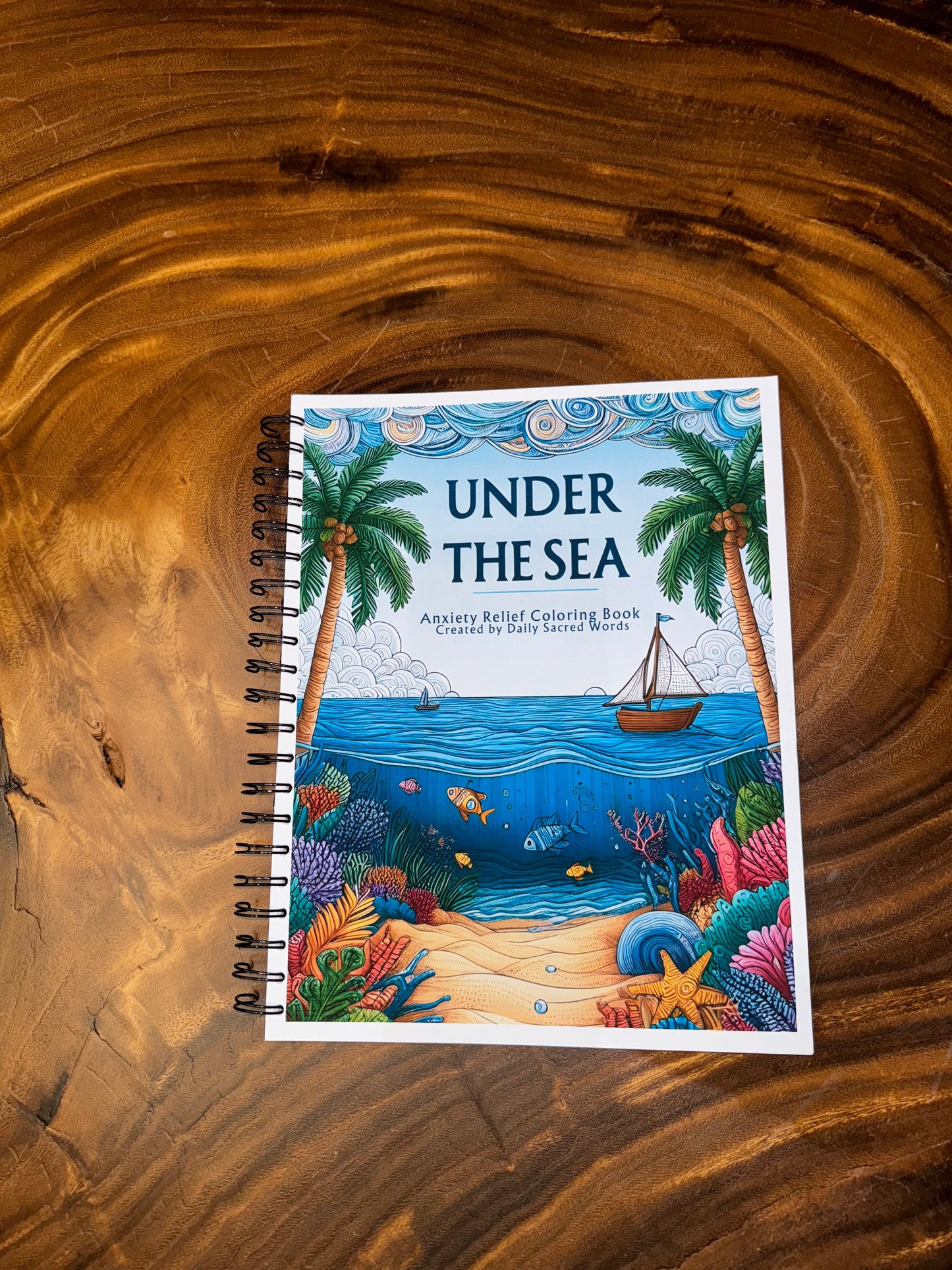 Under the Sea Anxiety Relief Coloring Book