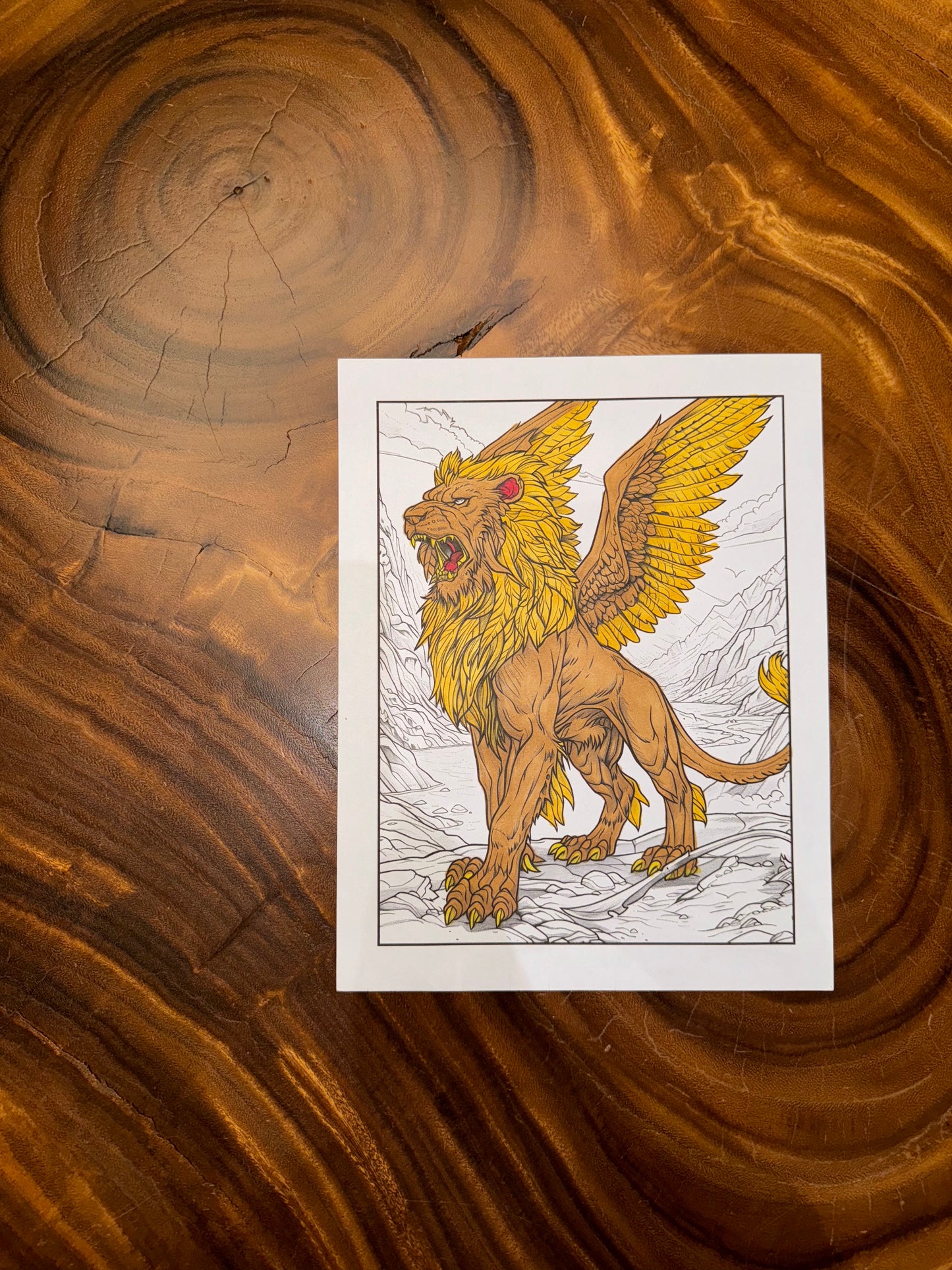 Mythical Creatures Coloring Book