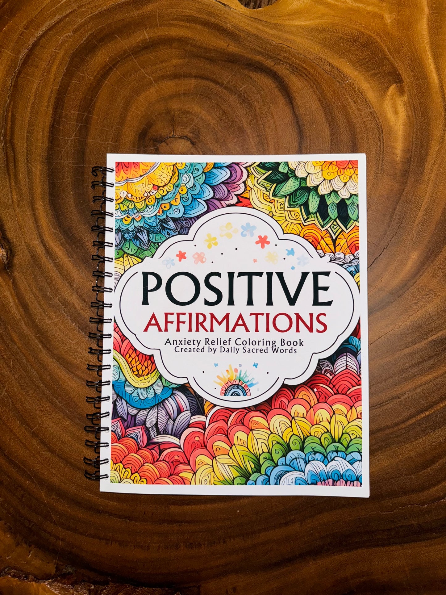 Positive Christian Affirmations Coloring Book