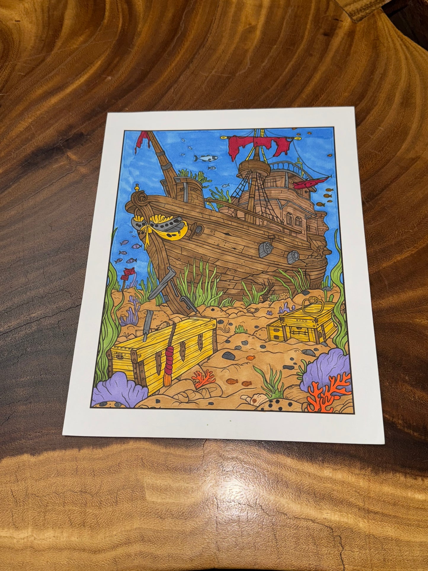 Under the Sea Anxiety Relief Coloring Book