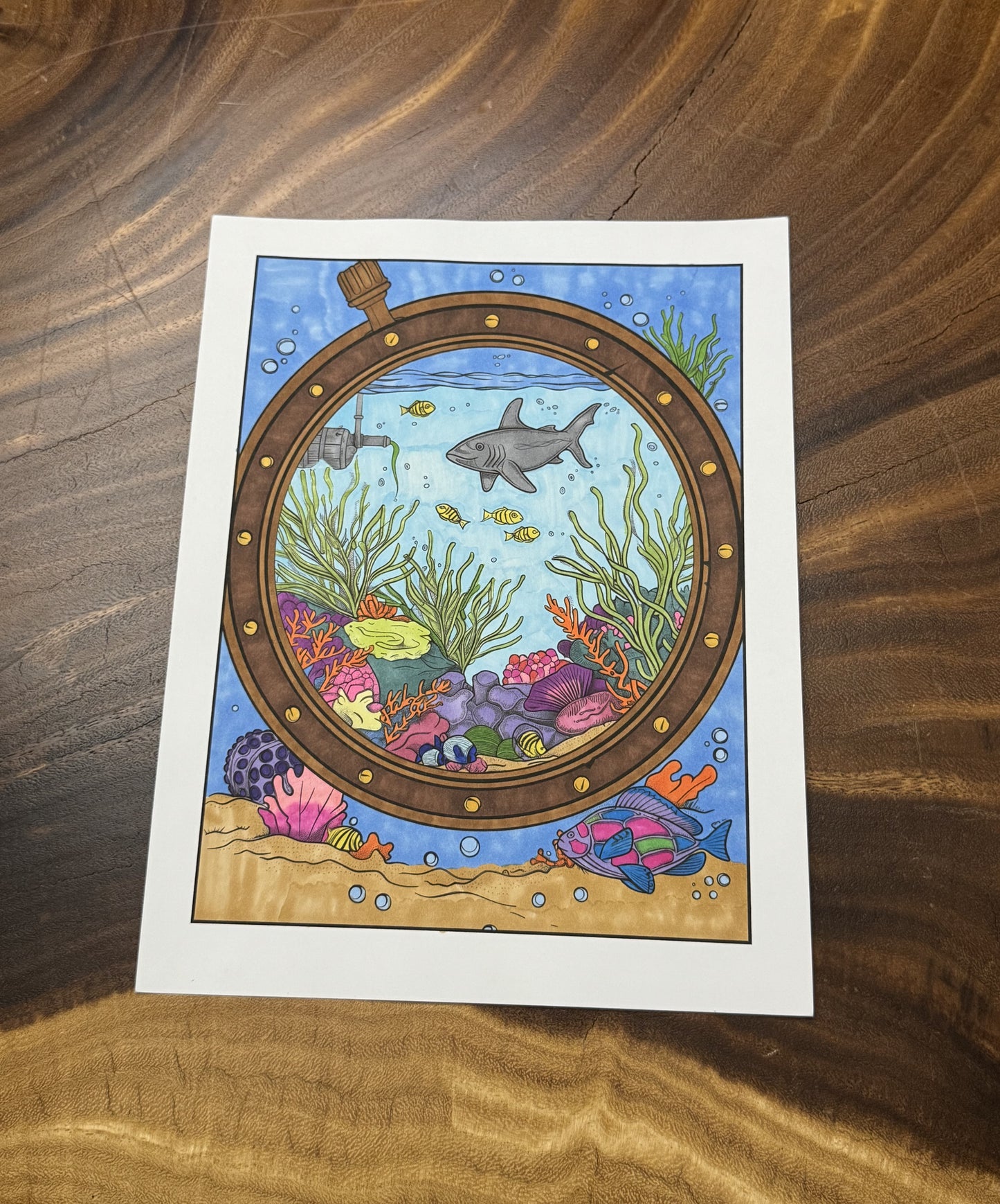 Under the Sea Anxiety Relief Coloring Book