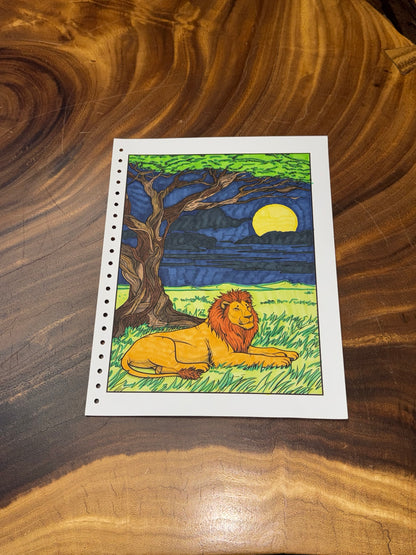 Zen Animals Coloring Book
